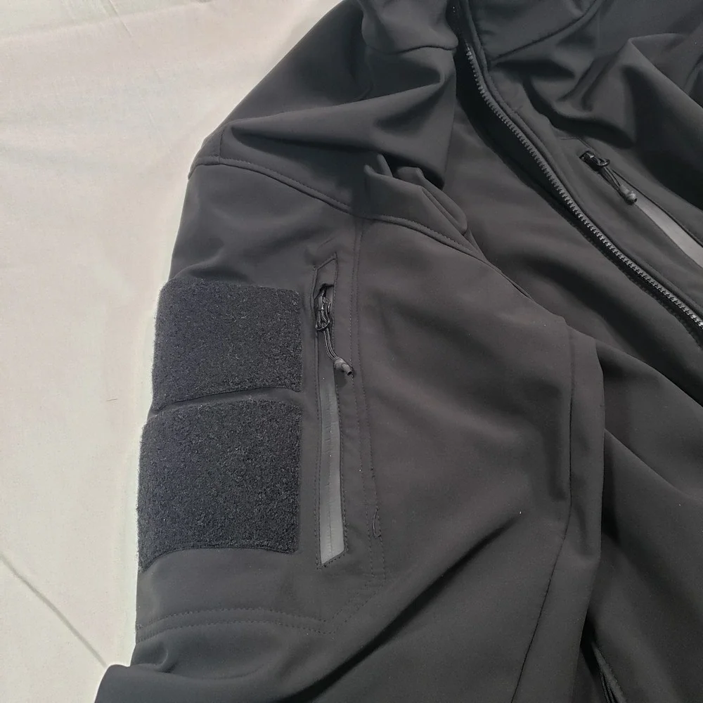 Mission Made Mens Tactical‎ Softshell Jacket 3XL Black
